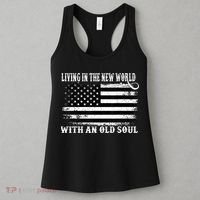 Oliver Anthony Livin In The New World With An Old Soul Women's Tank Top thumb 3