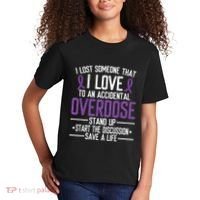 Overdose Awareness Lost Someone I Love Purple Ribbon Kids T-Shirt thumb 2