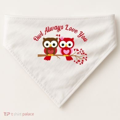 Owl Always Love You USA-Made Doggie Bandana