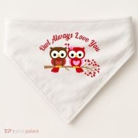 Owl Always Love You USA-Made Doggie Bandana thumb 0