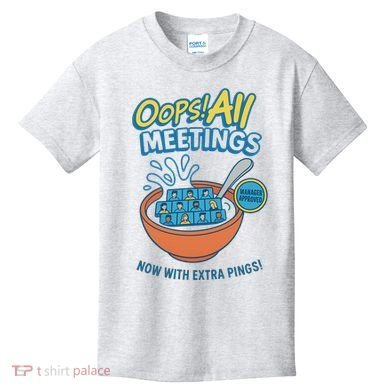 Oops! All Meetings Kids T-Shirt