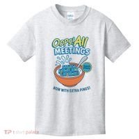 Oops! All Meetings Kids T-Shirt thumb 0