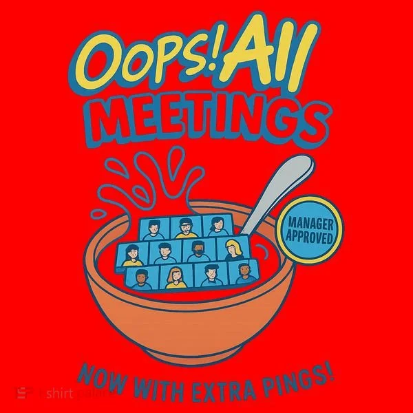 Oops! All Meetings Santa Hat