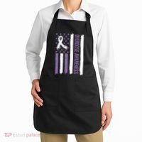 Overdose Awareness Month Flag Purple For Men And Women Apron thumb 2