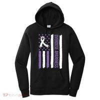 Overdose Awareness Month Flag Purple For Men And Women Women's Hoodie thumb 0
