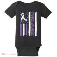 Overdose Awareness Month Flag Purple For Men And Women Baby Bodysuit thumb 0