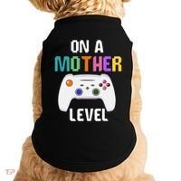 On A Mother Level Up Mothers Day Gamer Mom Retro Controller Gift Doggie Tank thumb 0