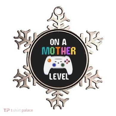 On A Mother Level Up Mothers Day Gamer Mom Retro Controller Gift Ornament