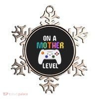 On A Mother Level Up Mothers Day Gamer Mom Retro Controller Gift Ornament thumb 0