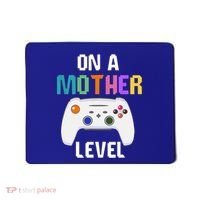 On A Mother Level Up Mothers Day Gamer Mom Retro Controller Gift Mousepad thumb 0