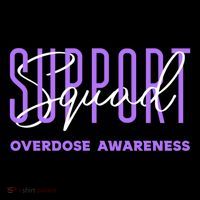 Overdose Awareness Month Support Squad Purple Ribbon Gift Coffee Mug thumb 5