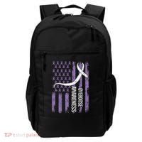 Overdose Awareness Month Flag Purple Backpack thumb 0