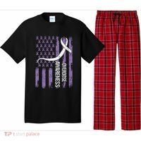 Overdose Awareness Month Flag Purple Pajama Set thumb 0