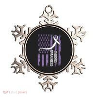 Overdose Awareness Month Flag Purple Ornament thumb 0