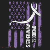 Overdose Awareness Month Flag Purple Hat thumb 2