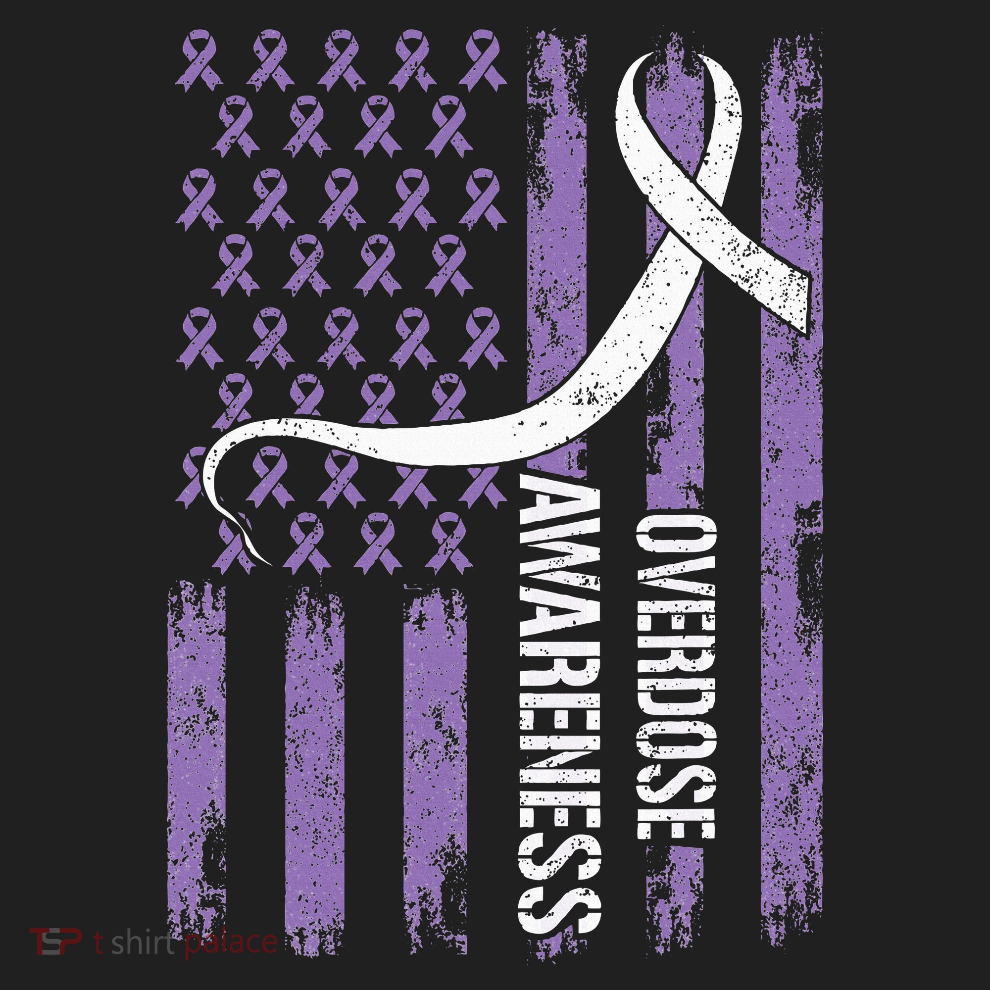Overdose Awareness Month Flag Purple Hat