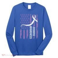 Overdose Awareness Month Flag Purple Long Sleeve Shirt thumb 0