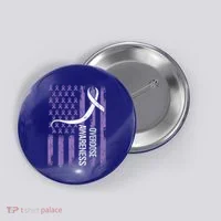 Overdose Awareness Month Flag Purple Button thumb 0