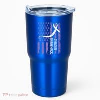 Overdose Awareness Month Flag Purple Tumbler thumb 0