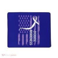 Overdose Awareness Month Flag Purple Mousepad thumb 0