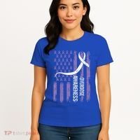 Overdose Awareness Month Flag Purple Women's T-Shirt thumb 4