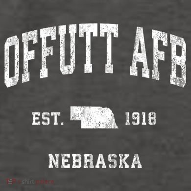 Offutt Afb Nebraska Ne Vintage Established Athletic Sports Design Vector Backpack