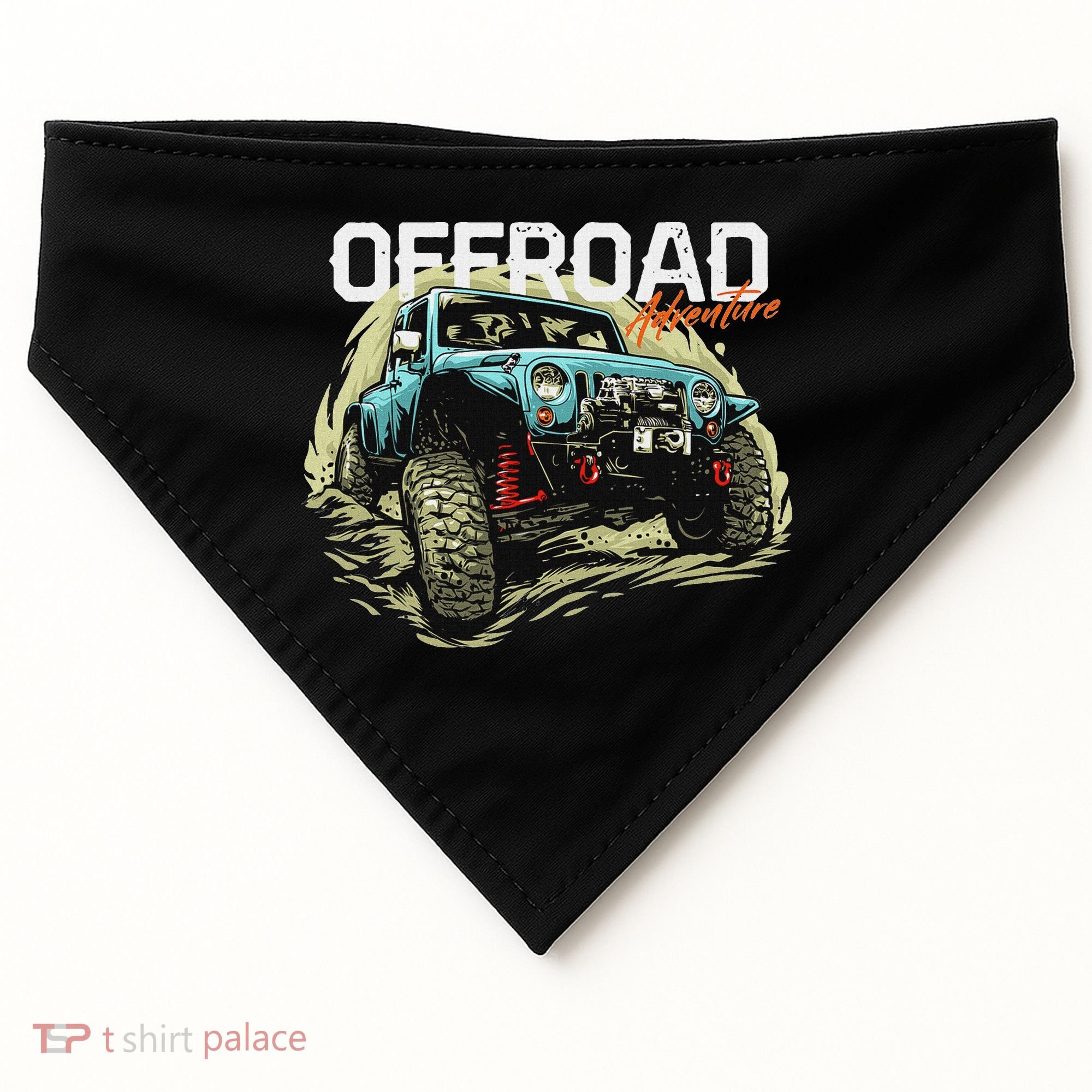 Offroad Adventure Off Roading Offroad 4x4 Suv USA-Made Doggie Bandana