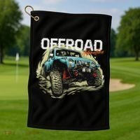 Offroad Adventure Off Roading Offroad 4x4 Suv Golf Towel thumb 1