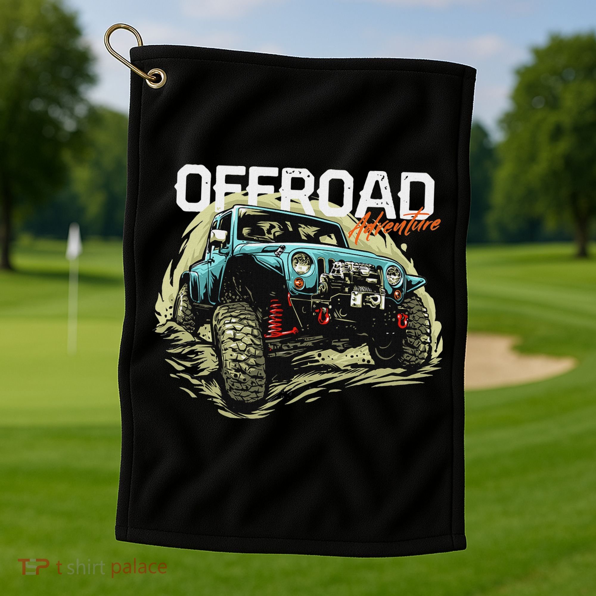 Offroad Adventure Off Roading Offroad 4x4 Suv Golf Towel