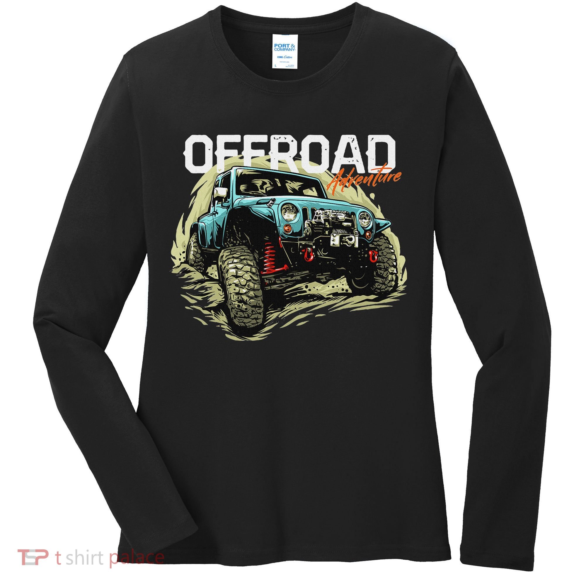 Offroad Adventure Off Roading Offroad 4x4 Suv Women's Long Sleeve Shirt