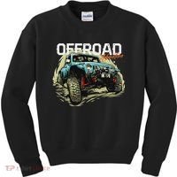 Offroad Adventure Off Roading Offroad 4x4 Suv Kids Sweatshirt thumb 0