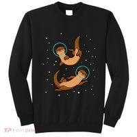 Otter Astronaut Otter Gift Women Space Sea Otter Sweatshirt thumb 0