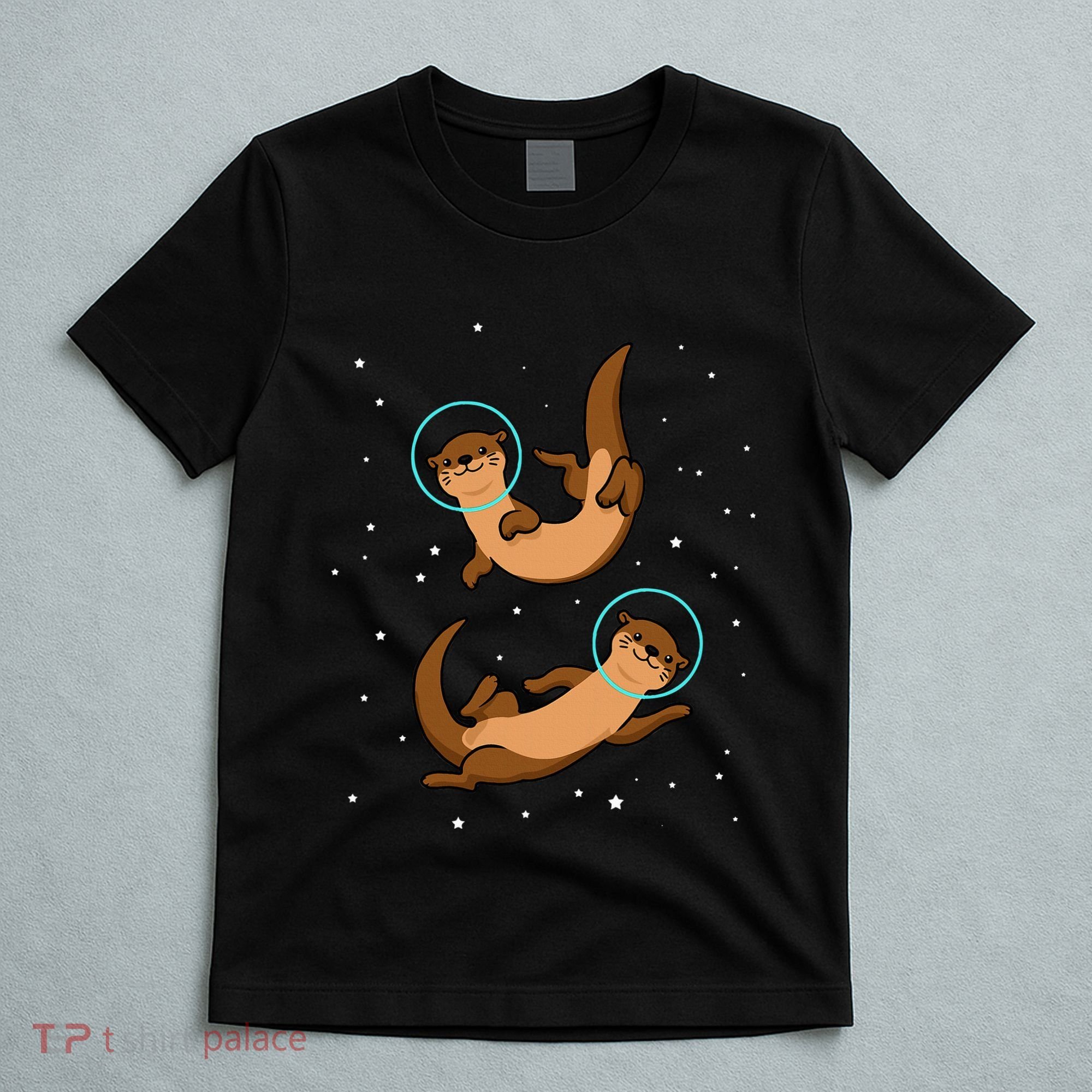 Otter Astronaut Otter Gift Women Space Sea Otter T-Shirt