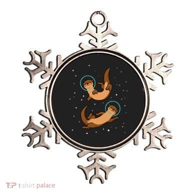 Otter Astronaut Otter Gift Women Space Sea Otter Ornament