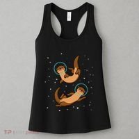 Otter Astronaut Otter Gift Women Space Sea Otter Women's Tank Top thumb 3