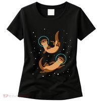 Otter Astronaut Otter Gift Women Space Sea Otter Women's T-Shirt thumb 0