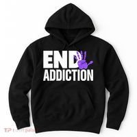 Overdose Awareness Overdose Awareness End Addiction Hoodie thumb 0