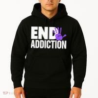 Overdose Awareness Overdose Awareness End Addiction Hoodie thumb 2