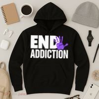 Overdose Awareness Overdose Awareness End Addiction Hoodie thumb 3