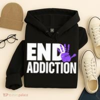 Overdose Awareness Overdose Awareness End Addiction Hoodie thumb 4