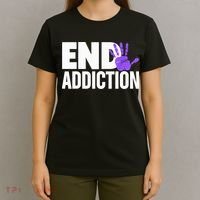 Overdose Awareness Overdose Awareness End Addiction T-Shirt thumb 4
