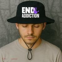 Overdose Awareness Overdose Awareness End Addiction Bucket Hat thumb 2