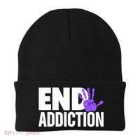 Overdose Awareness Overdose Awareness End Addiction Beanie thumb 0
