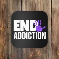 Overdose Awareness Overdose Awareness End Addiction Coaster thumb 0