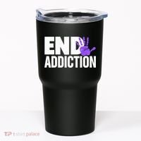 Overdose Awareness Overdose Awareness End Addiction Tumbler thumb 0