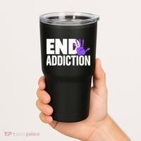Overdose Awareness Overdose Awareness End Addiction Tumbler thumb 2