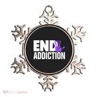 Overdose Awareness Overdose Awareness End Addiction Ornament thumb 0