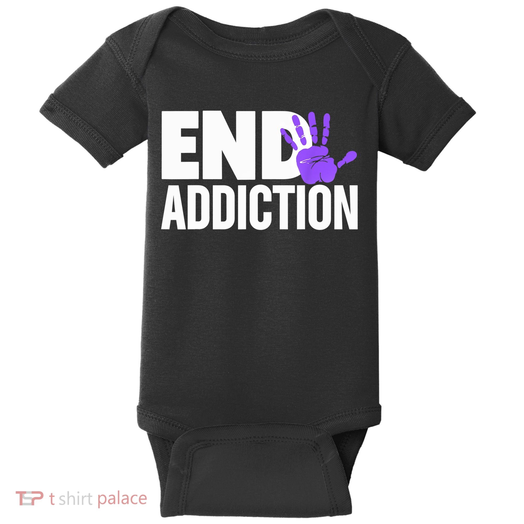 Overdose Awareness Overdose Awareness End Addiction Baby Bodysuit