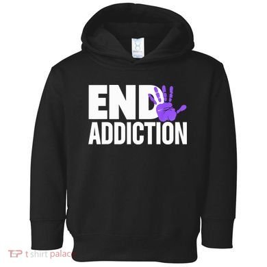 Overdose Awareness Overdose Awareness End Addiction Toddler Hoodie