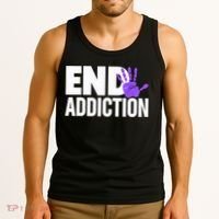 Overdose Awareness Overdose Awareness End Addiction Tank Top thumb 3